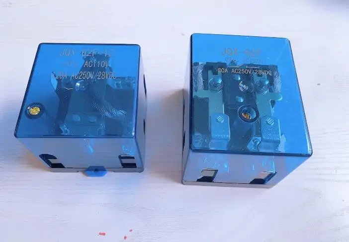 JQX-62F 1Z/2Z  80A/120A High-power relay DC12V DC24V AC110V AC220V