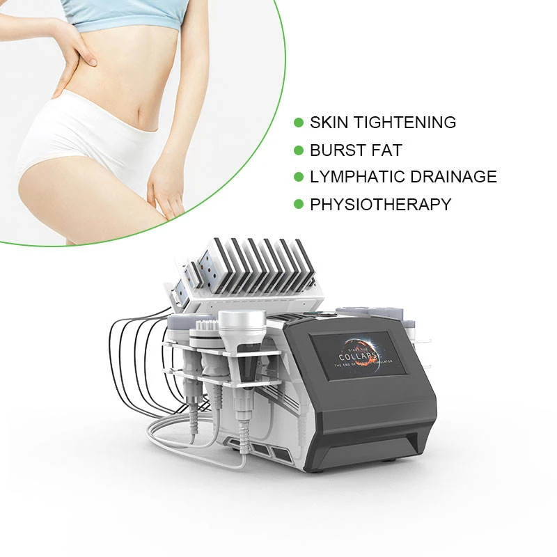 80K Cavitation Vacuum Machine Cellulite Removal Body Sculpting Lymphatic Drainage Liposuction Slimming Skin Tightening Equipment