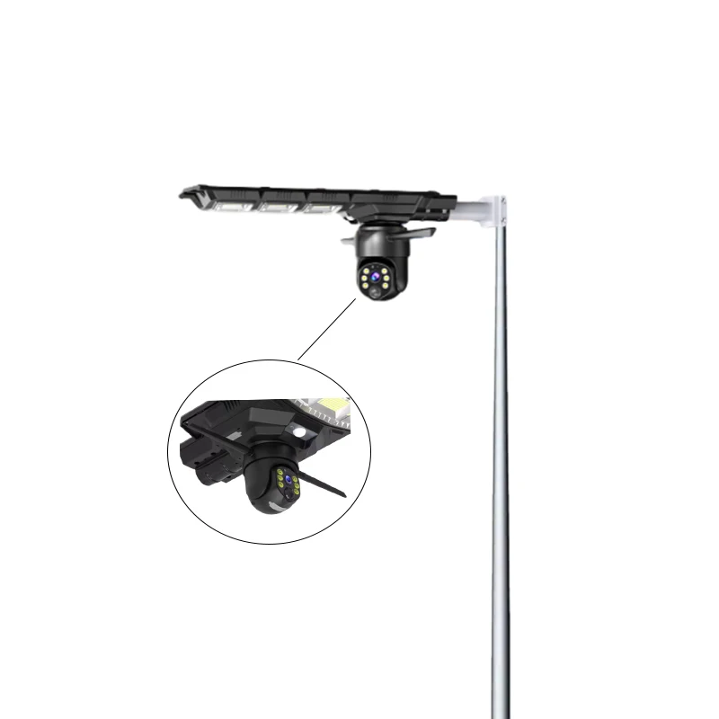 Factory Price Outdoor WiFi 4G Solar  with Street Light Integrated Solar Street Light