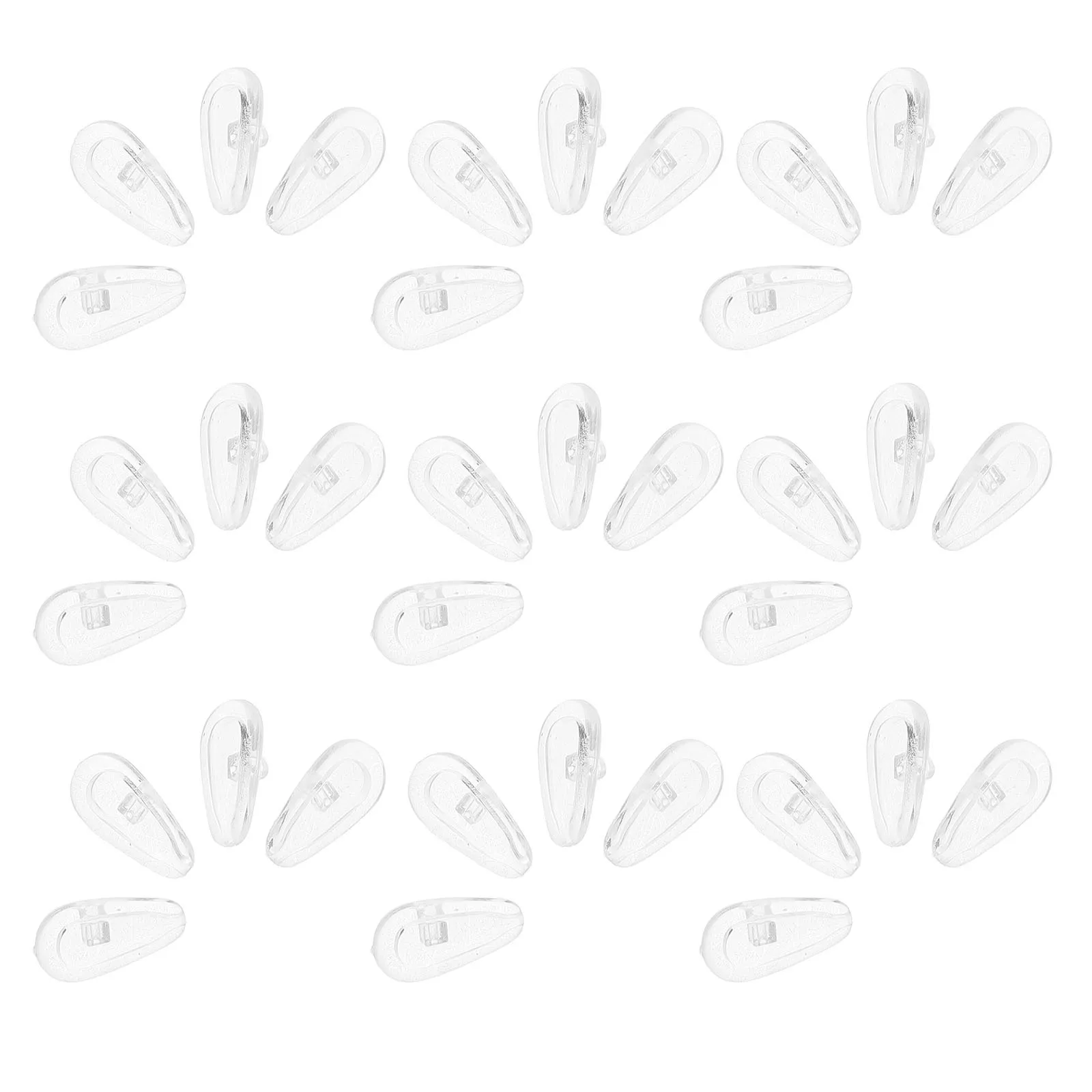 

50Pcs Silicone Glasses Nose Pads Comfortable Non Slip Eyeglass Cushions Replacement for Eyewear Accessories Support