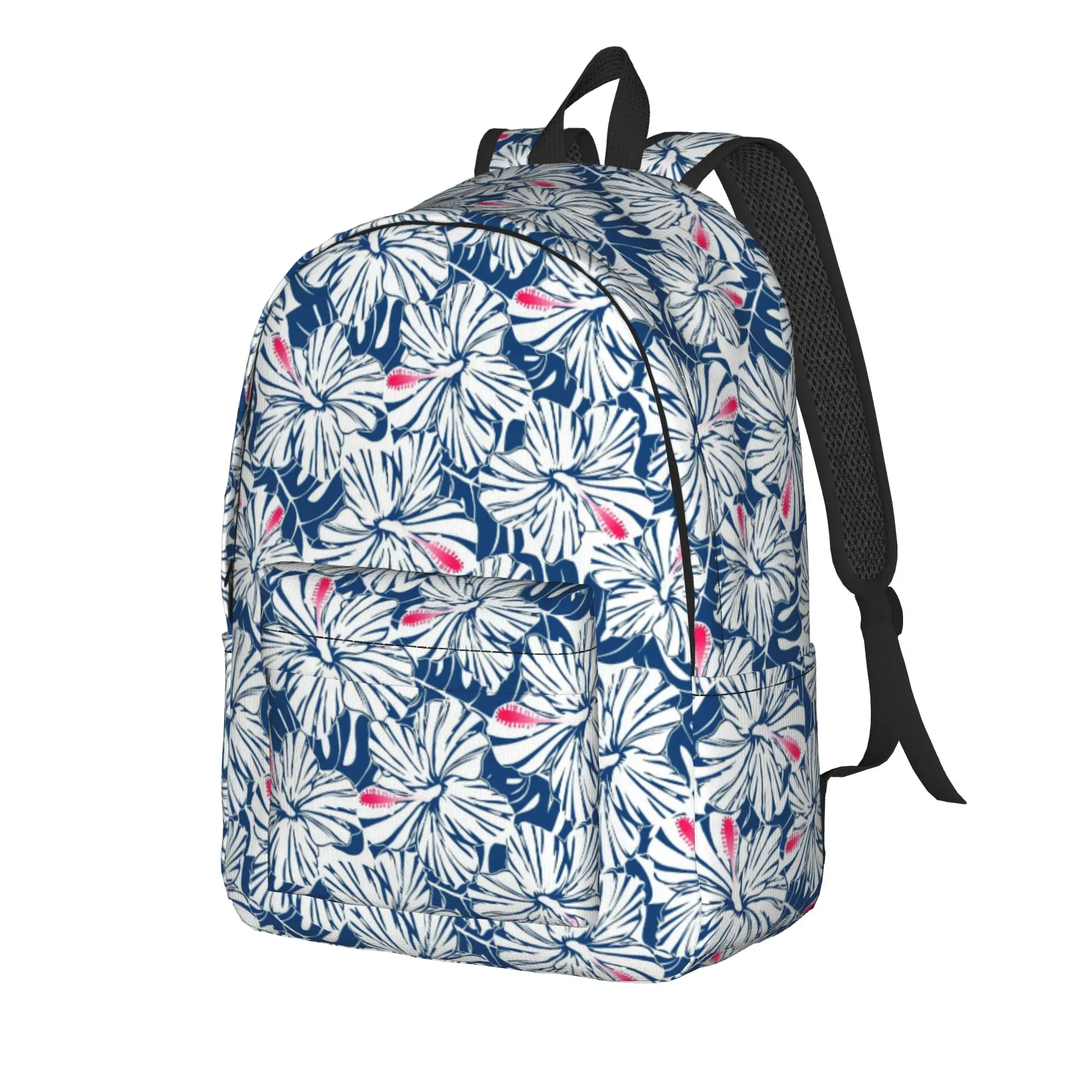 Tropical Hibiscus   (1) Backpack  Hiking Backpacks Women Men Design Pattern School Bags Kawaii Rucksack