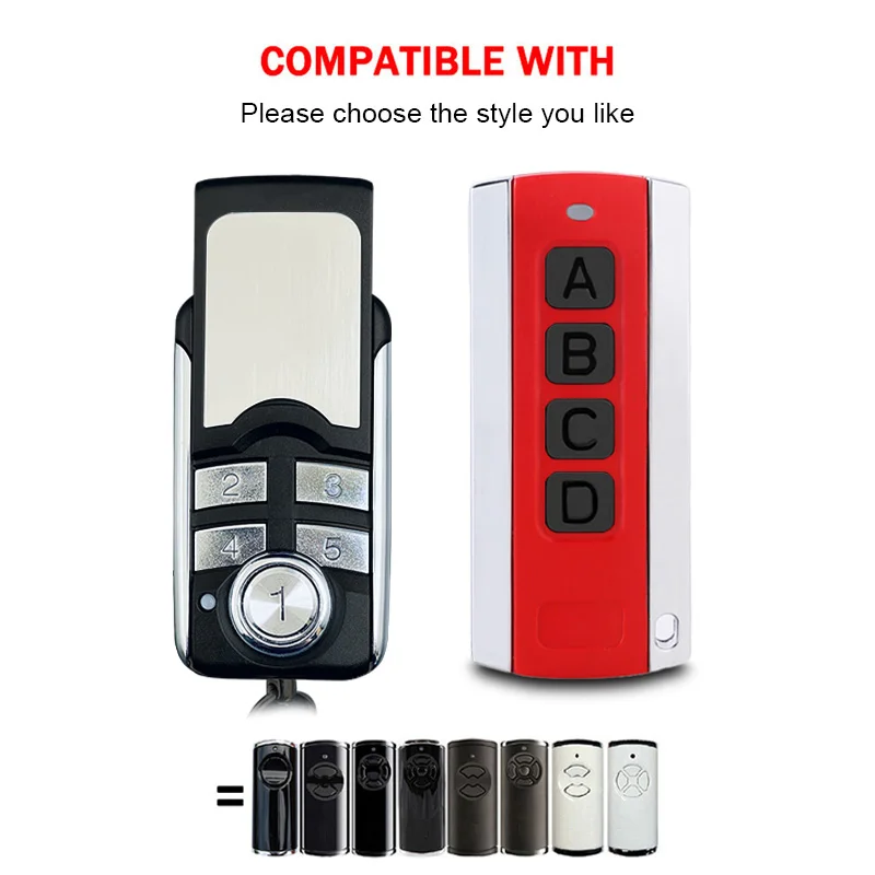 HORMANN-mando a distancia para puerta de garaje, 868MHz, para HORMANN HSE4 HS1 HS4 HS5 HSP4 HSD2 HSE2 HSE5 HSE1 868 BS, transmisor manual