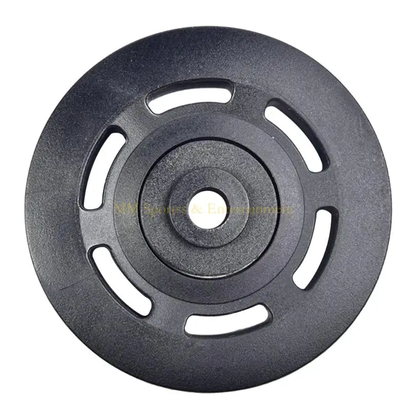 Polea cuerda 90 mm 31bos, carrete cables alambre Nylon Polea Ropes Diy Gym Fitness Equipments