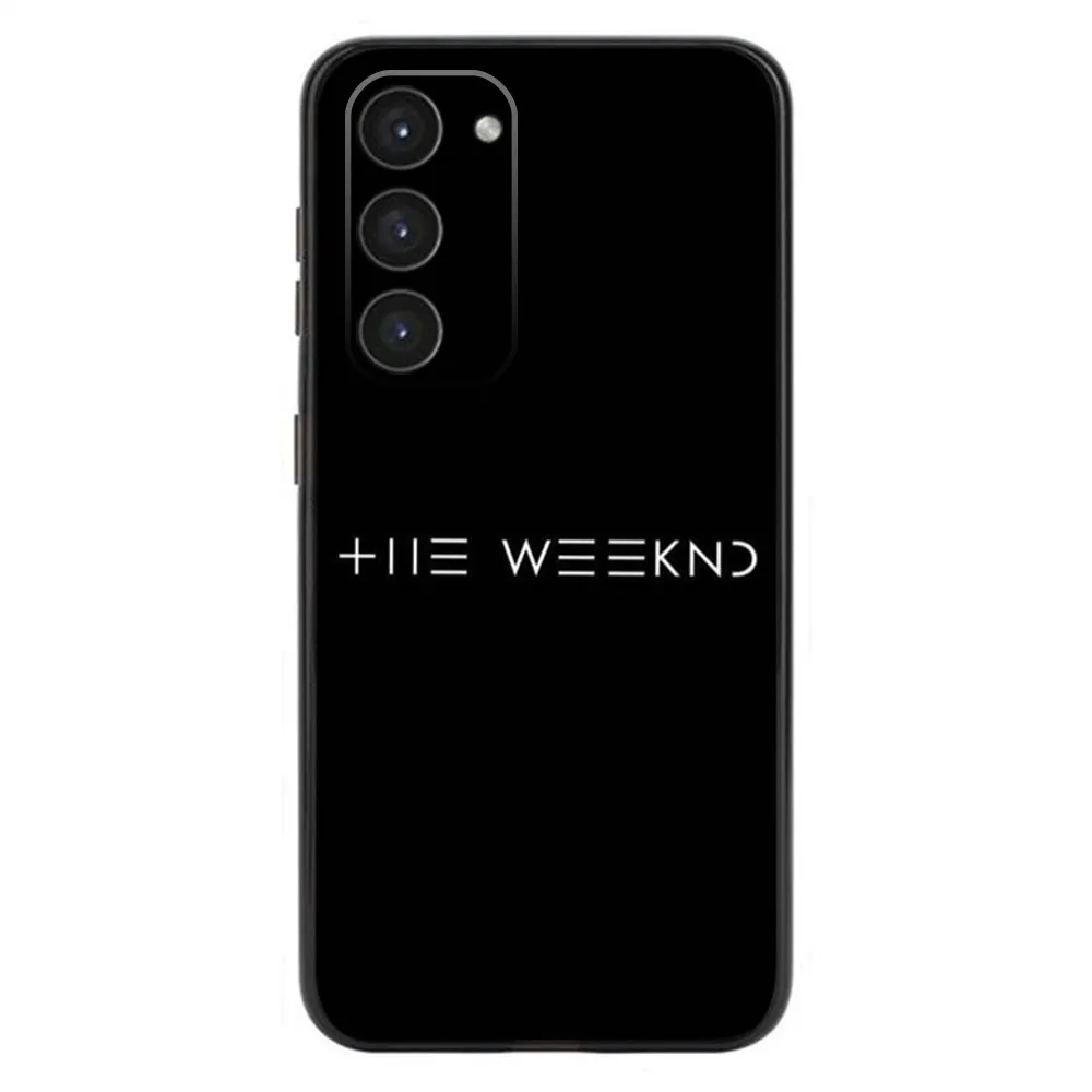 The W-Weeknd XO Phone Case For Samsung Galaxy A20,A21s,A22,A31,A32,A52,A53,A72,73,A80,A91 Soft Liquid Silicone Black Cover