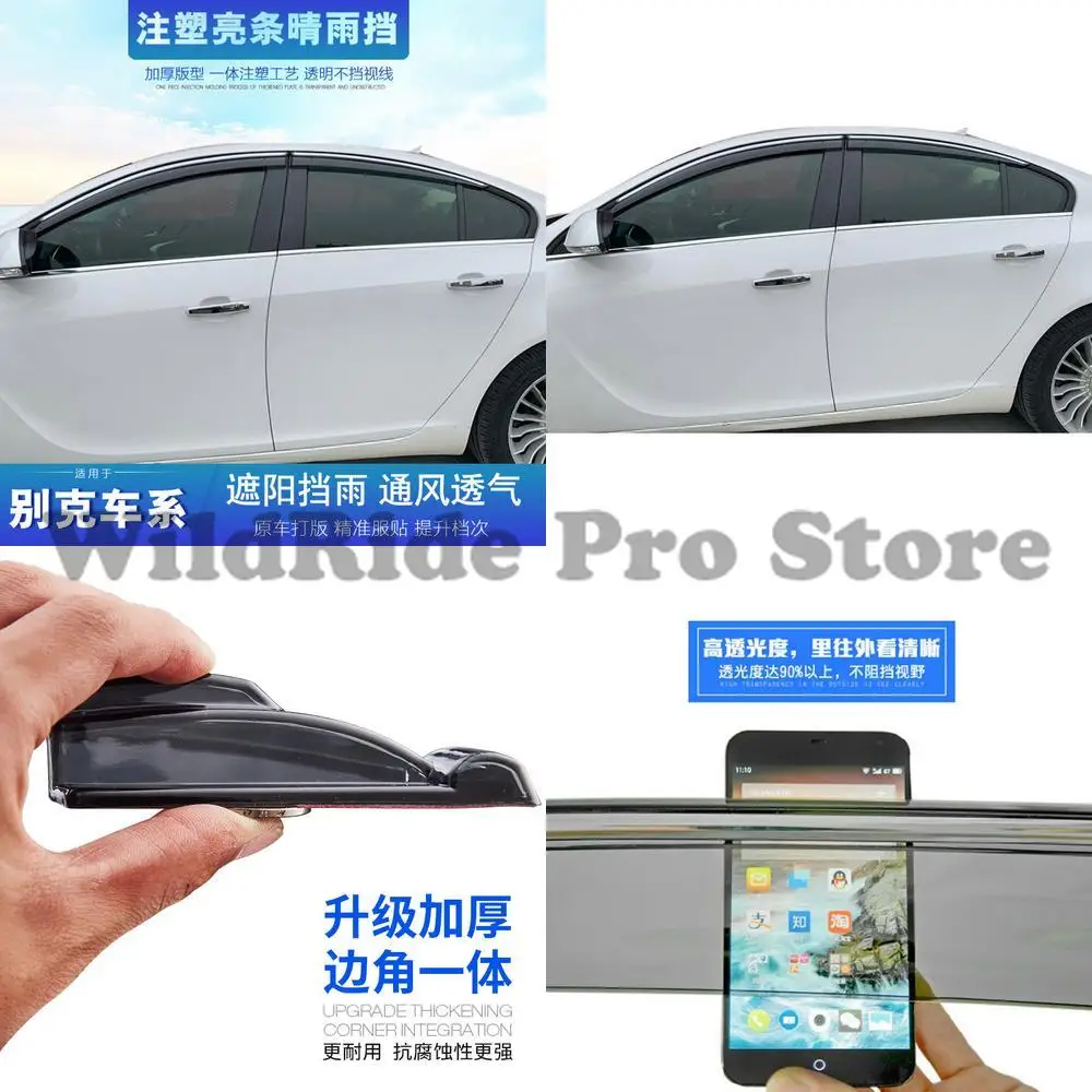 

1 комплект дождевых козырьков для Buick Regal Verano GS LaCrosse Excelle Kayla Envision Encore