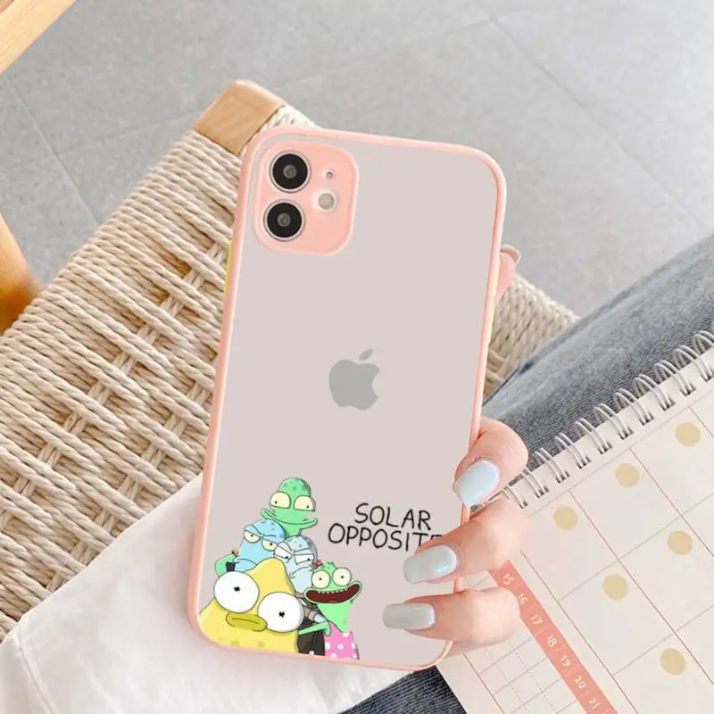 Solar Opposites pupa Phone Case for iPhone X XR XS 7 8 Plus 11 12 13 pro MAX 13mini Translucent Matte Case