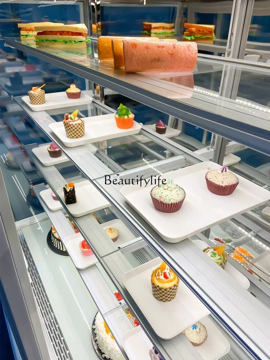 

A44 Vertical Cake Counter Commercial Dessert Refrigerated Display Cabinet Heightened Cake Display