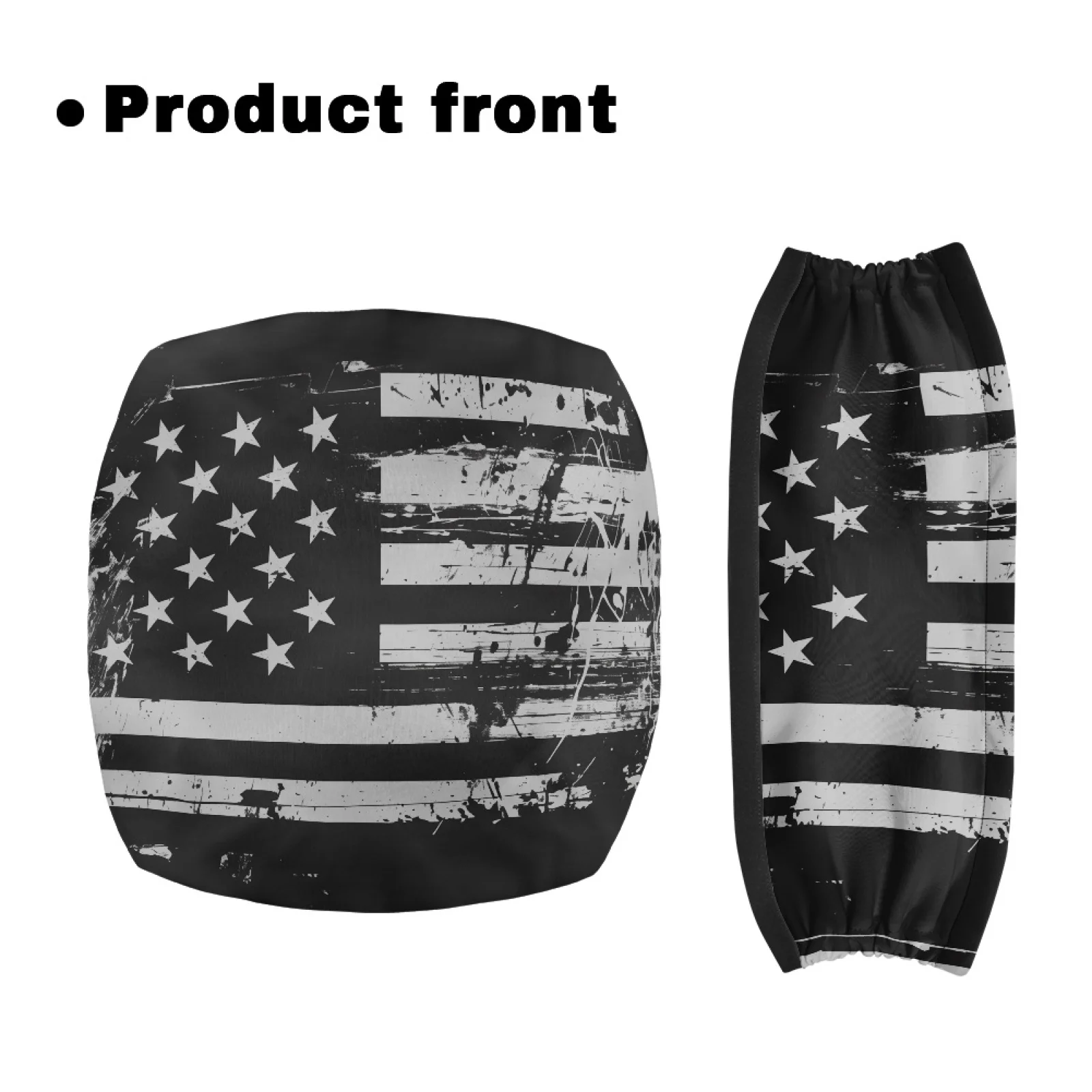 Coloranimal American Flag Pack of 2 Rollator Walker Seat Cover Rollator Walker Seat Back Cover for Ladies Neighborhoods