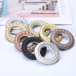 20/40/75PCS Sunflower Curtain Grommets High Quality Home Decor Curtain Accessories Roman Rod Ring Home Accessories
