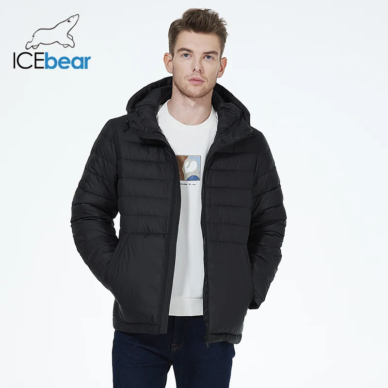 ICEbear 2023 Winter New Outdoor Warm Parkas Jacket Coat Men Outwear Men's Casual Fall Winter Short Quilting Coat MWD2871I