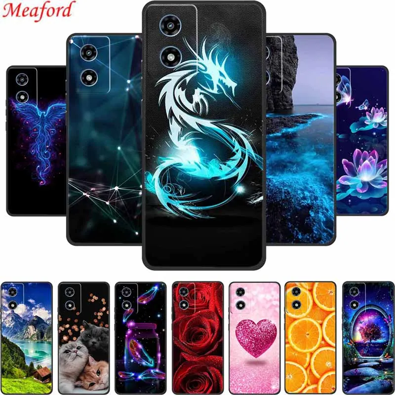 Phone Case For Moto G Play 2024 Case GPlay Phone Cover Black Silicone Soft Coque For Motorola G Play 2024 Back Cover Case 6.5