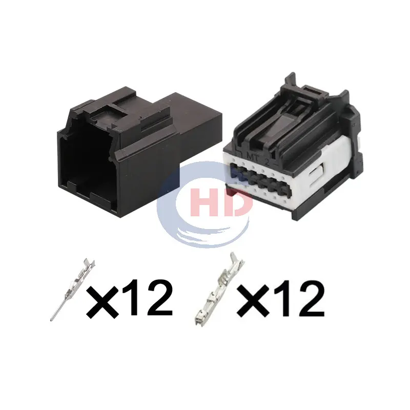 1-20 sets 12 Pin Radar Module Wiring Harness Male-Female Docking Plug Socket HD124Y-0.6-11 34729-0120