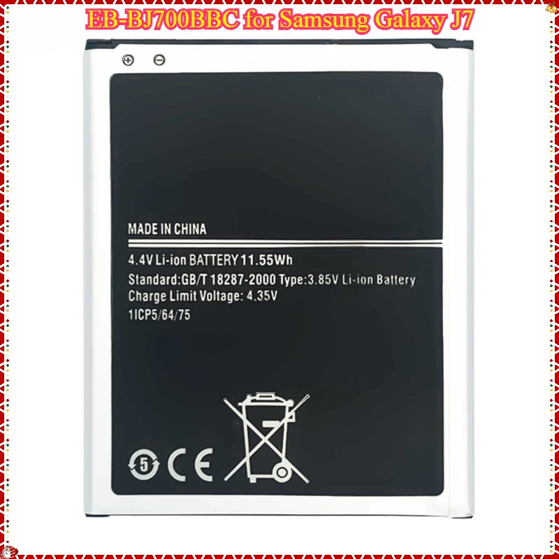 Replacement 3000mAh EB-BJ700BBC for Samsung Galaxy J7 Neo 2017 J701 J701M J701MT J701M/DS J701F/DS Phone Battery