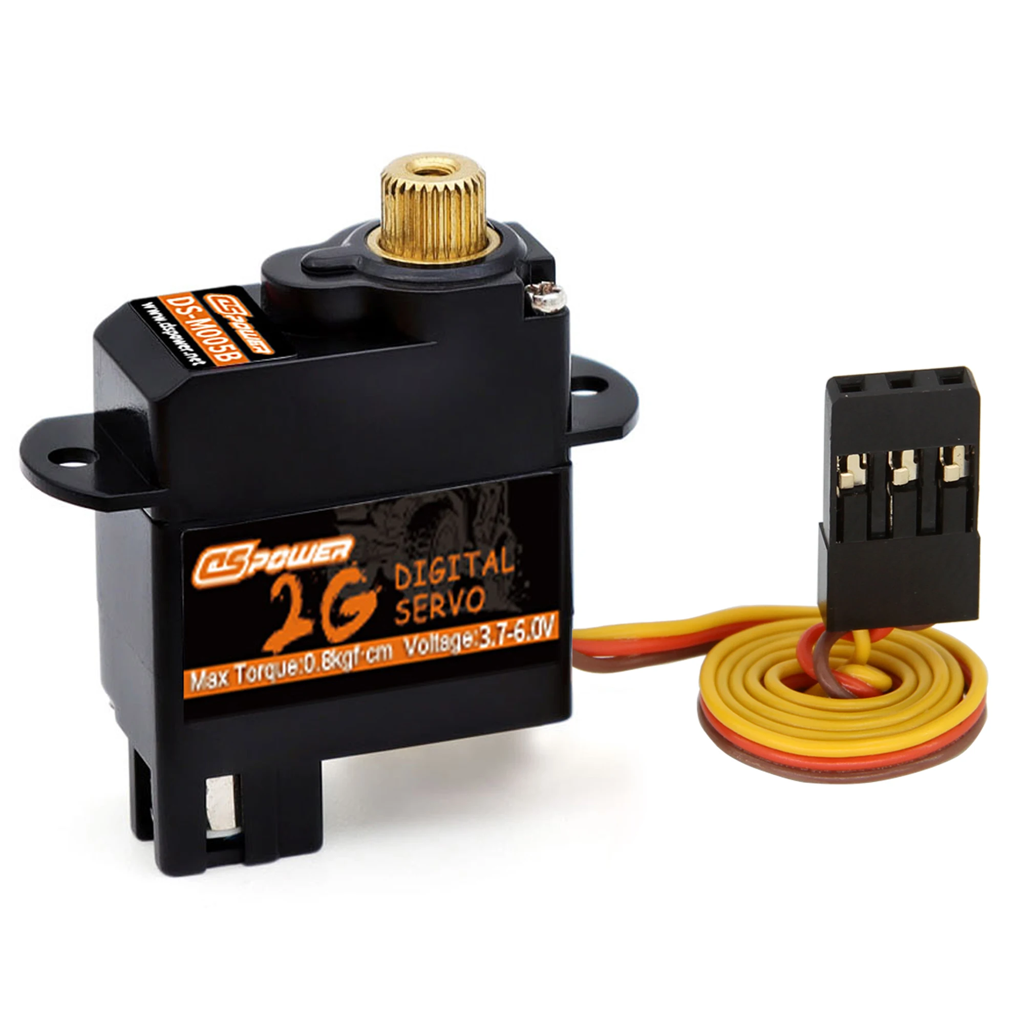 DSpower 2g Metall/Kunststoff Getriebe JR/JST Stecker Wasserdicht Mini Micro Digital Servo für RC Auto Starrflügel Flugzeug Hubschrauber Roboter Spielzeug – Detail 17
