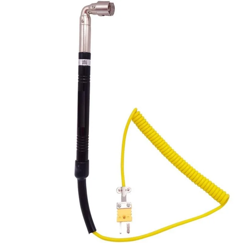 Pipe Type K Surface Thermocouple Elbow Solid Surface Temperature Probe NR81542B Mesh