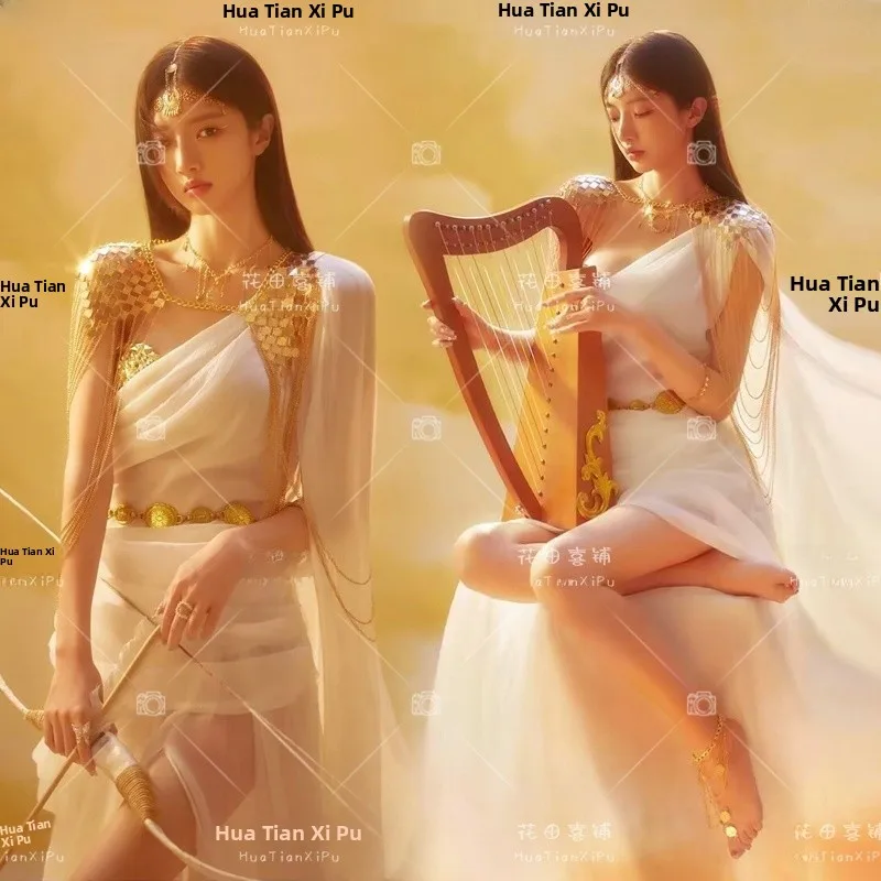 

Новый костюм «Сказочная фея» 2026 года в этническом стиле для танцев, фотосессий и выступлений, женская модная традиционная одежда