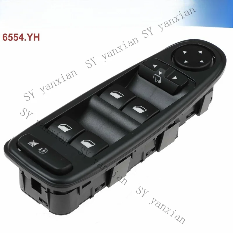 SY+ Power Window Switch Mirror Adjustment 6554.YH For CITROEN C4 Picasso 2006-2013