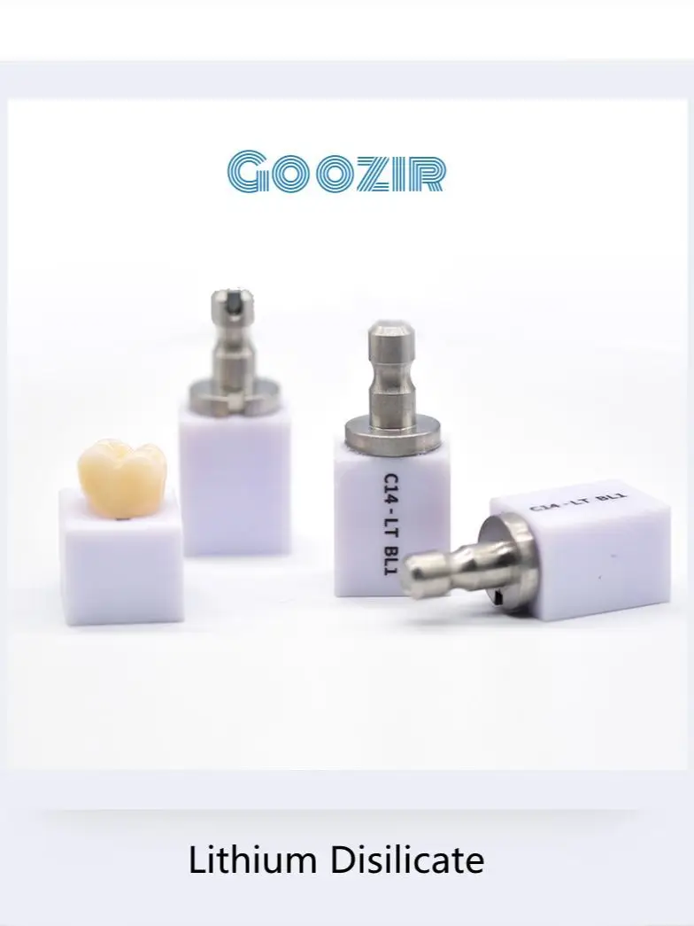 Goozir Lithium dislicate blocks C14 HT C1-D4 for dental lab CAD/CAM