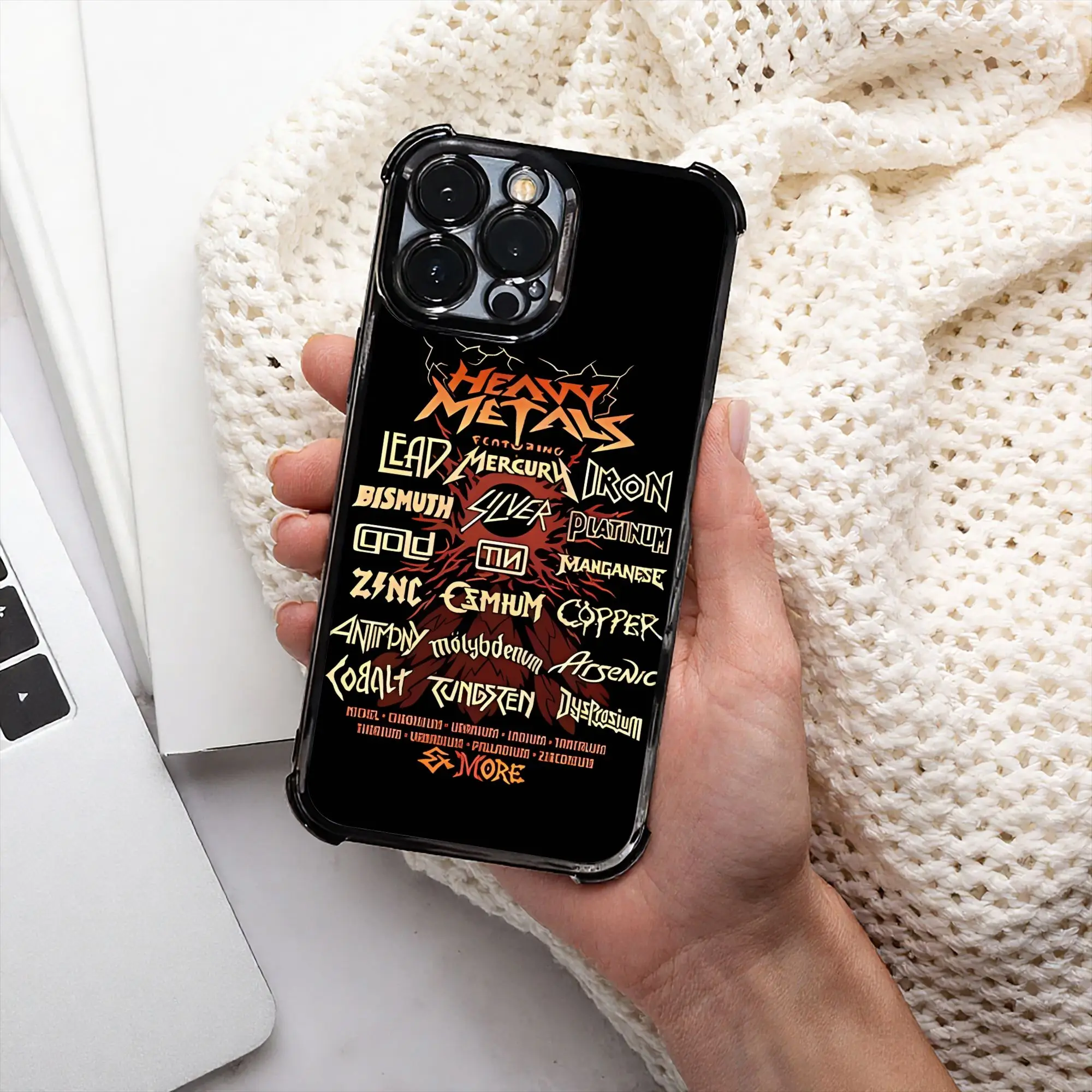 

Parody Phone Case Heavy Metal Electroplating Process Phone Various Models