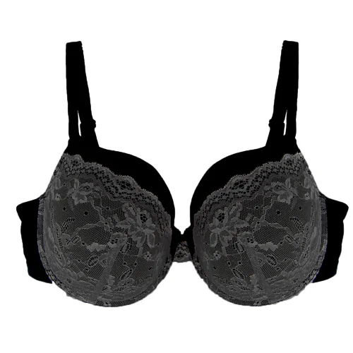 Imagen 2 del producto Mierside ZBW036 sujetadores súper grandes para mujer, Bralette de talla grande con encaje 38 40 42 44 46 DD/DDD E F, ropa interior para mujer