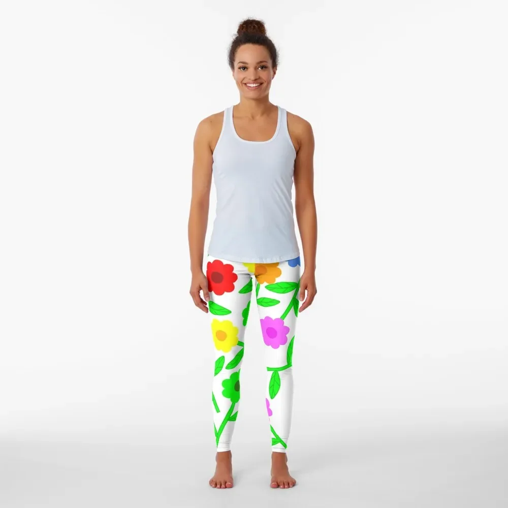 Flowers Leggings gym sportswear woman Women's sports Womens Leggings