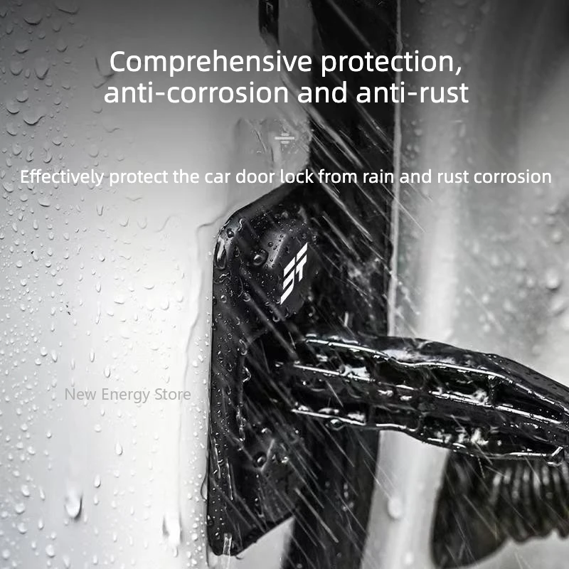 For Chery Jetour All Series Door Lock Buckle Limiter Protection Cover Shock Absorption Silicone Pad Modify Accessories