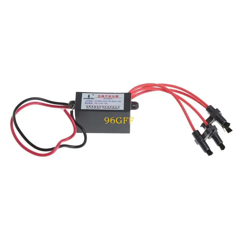 96GF DIY AC 220V High Output Ionizer borne Negative Ion Anion Generator New