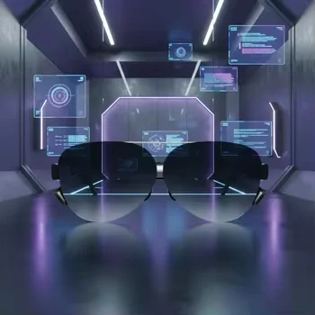 Hot Selling AR Glass Pglass 2  HUD Ultra Lightweight Support DP+USB2.0 Enable Plug and Play Enhancing Near-eye Experience