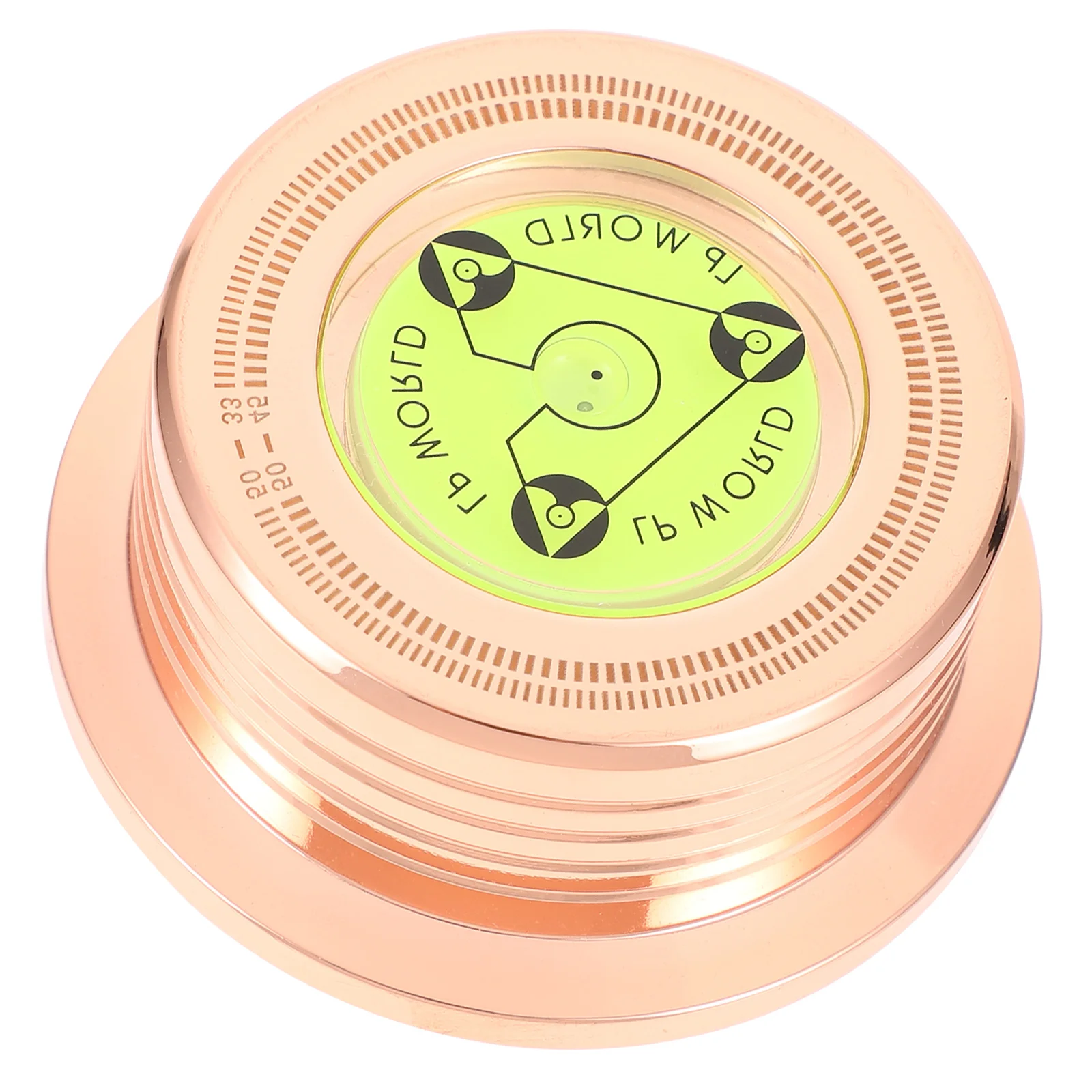 

Record Weight Stabilizer Golden Aluminum Alloy Disc Stabilizer For Vinyl Record Player Anti-Vibration Audio Accessory Durable