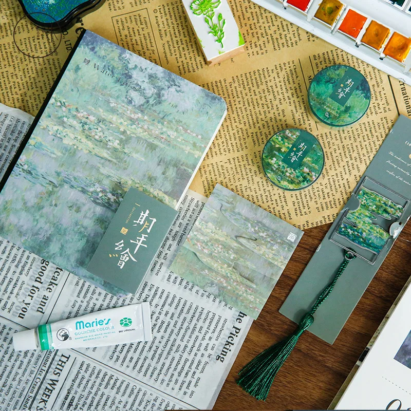 اللوحات العالمية الشهيرة فان جوخ دفتر اشي الشريط المرجعية مجموعة رسم كتاب اللوازم المدرسية هدية عيد ميلاد #4