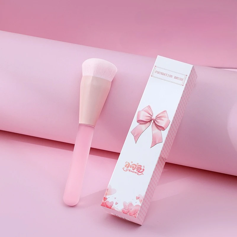 

Single boxed soft hair foundation brush love shape makeup brush Valentine's Day professional makeup artist beauty tool