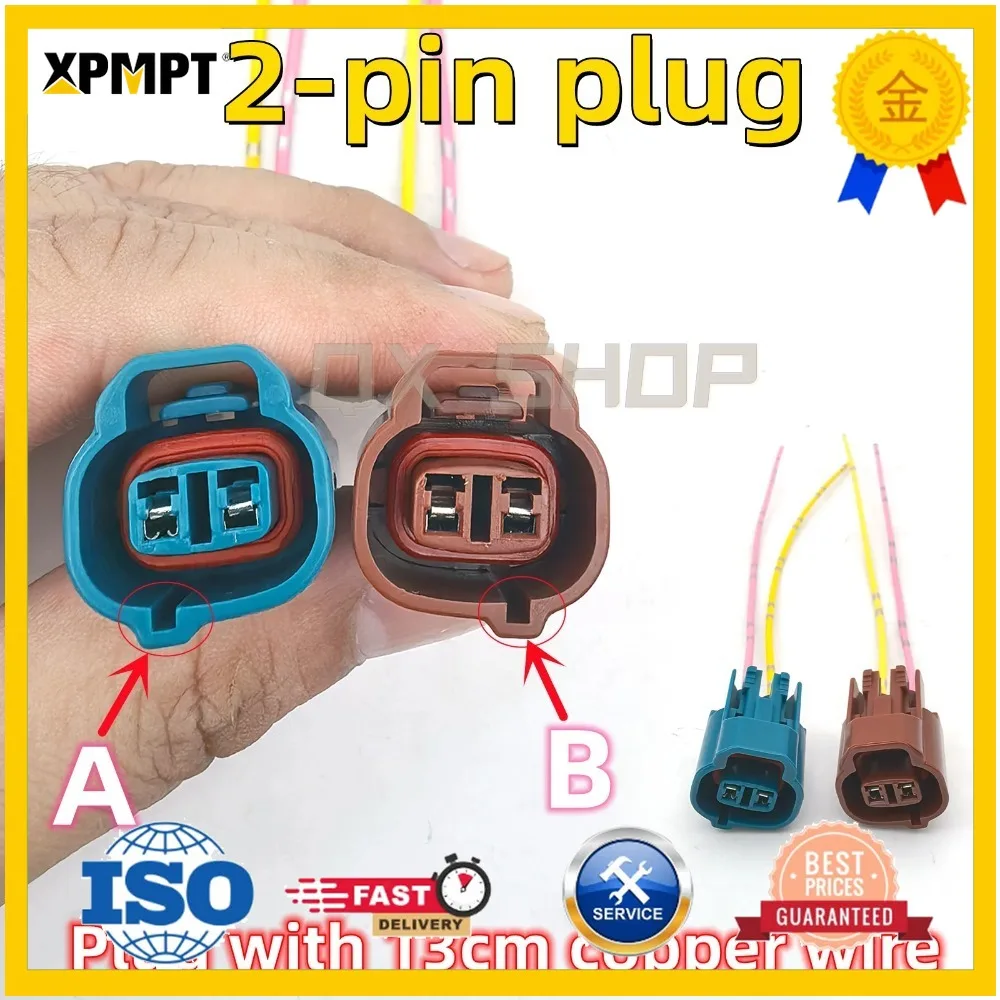 2-Pin plug connector For Excavator Car Reverse radar、Lamp、Solenoid valve、fuel injector Wire harness plug 6189-0031 6189-0033