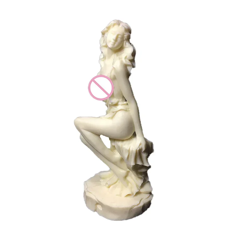 

Modern art beauty character decoration model statue Sexy sitting goddess statue Resin sculpture Home room decoration artwork