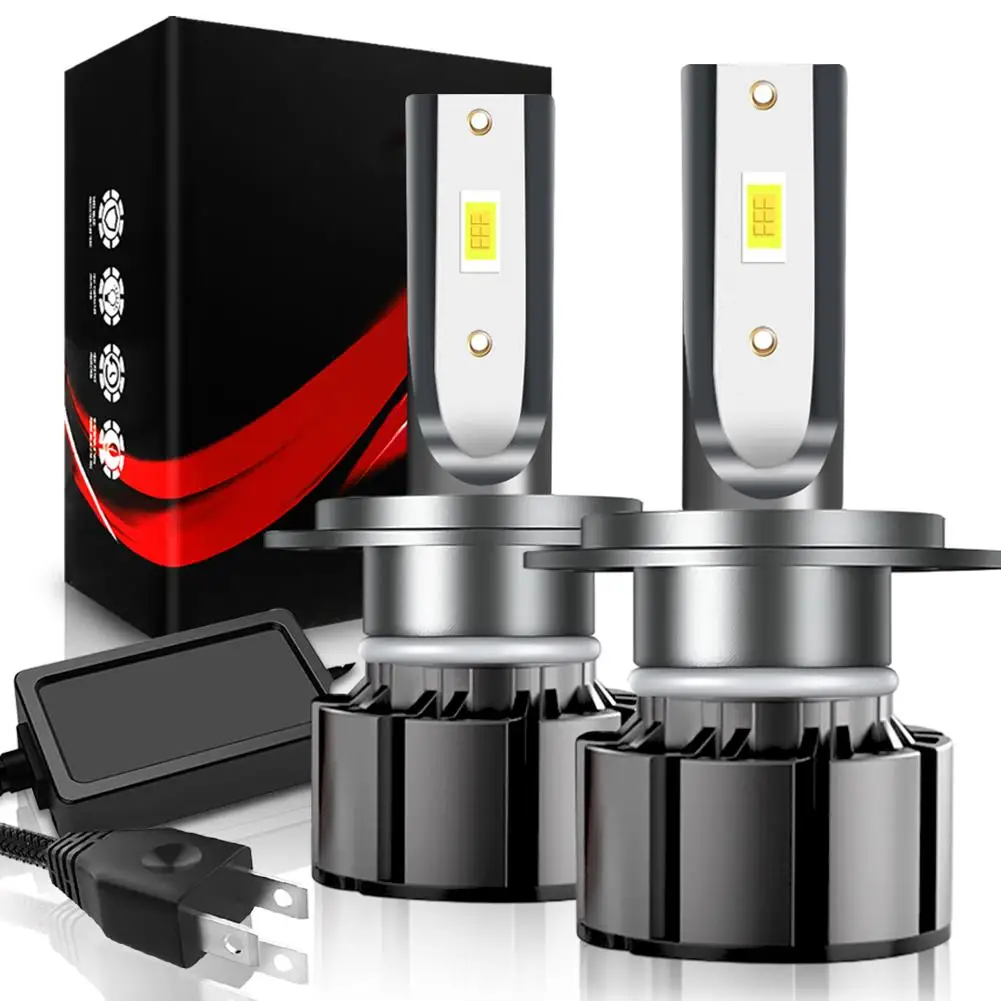 

H4 LED Bulbs Car Headlight IP68 Waterproof H7 H11 H13 9004 9005 9006 9007 6000K 20000LM Lamp Conversion Kit Pack Of 2