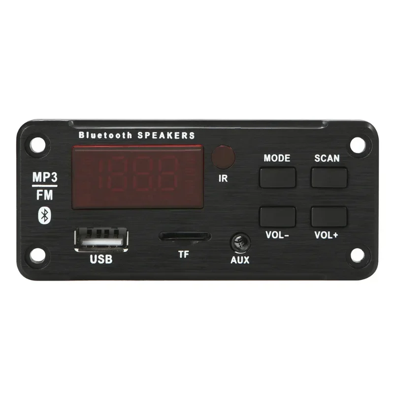 2*25W 50W Amplifier MP3 Player Decoder Board 5V-18V Bluetooth 5.0 Car FM Radio Module Support TF USB AUX 3.5 WMA Player Decoder