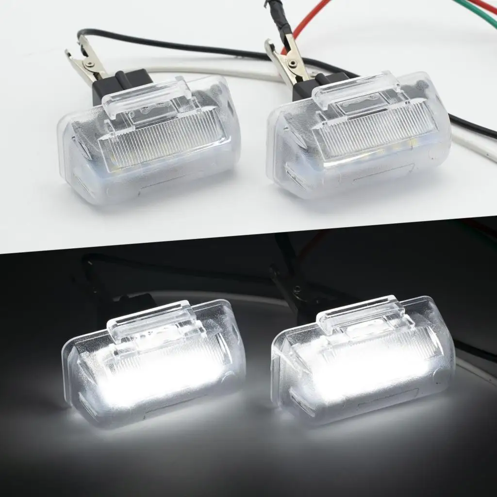 2X LED Licence Number Plate Light HID White For Ford Transit Tourneo MK5 MK6 MK7 Connect Tourneo 4388111 1672263