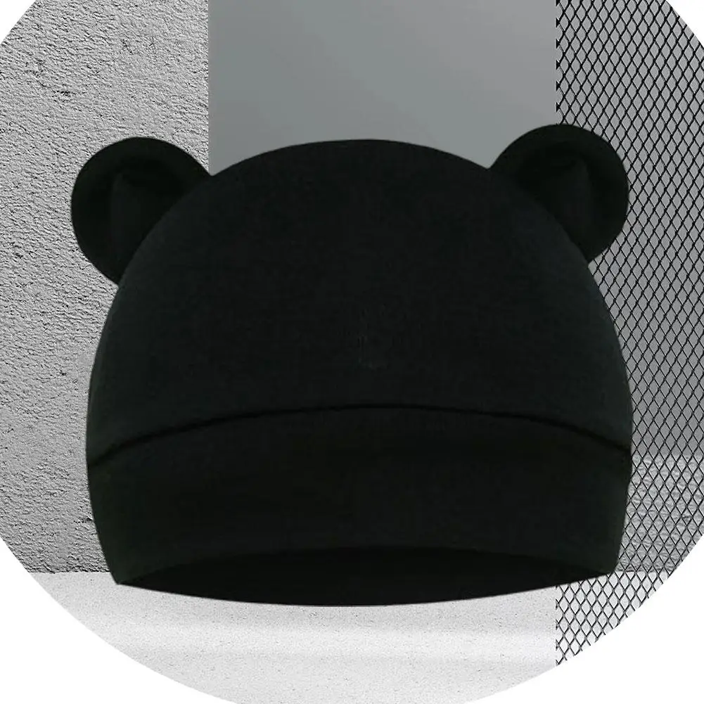 Beanie Respirável Confortável para Bebês, Head Cap, Bear Baby Safe 0 a 6 Meses, U6U6, Outono e Inverno