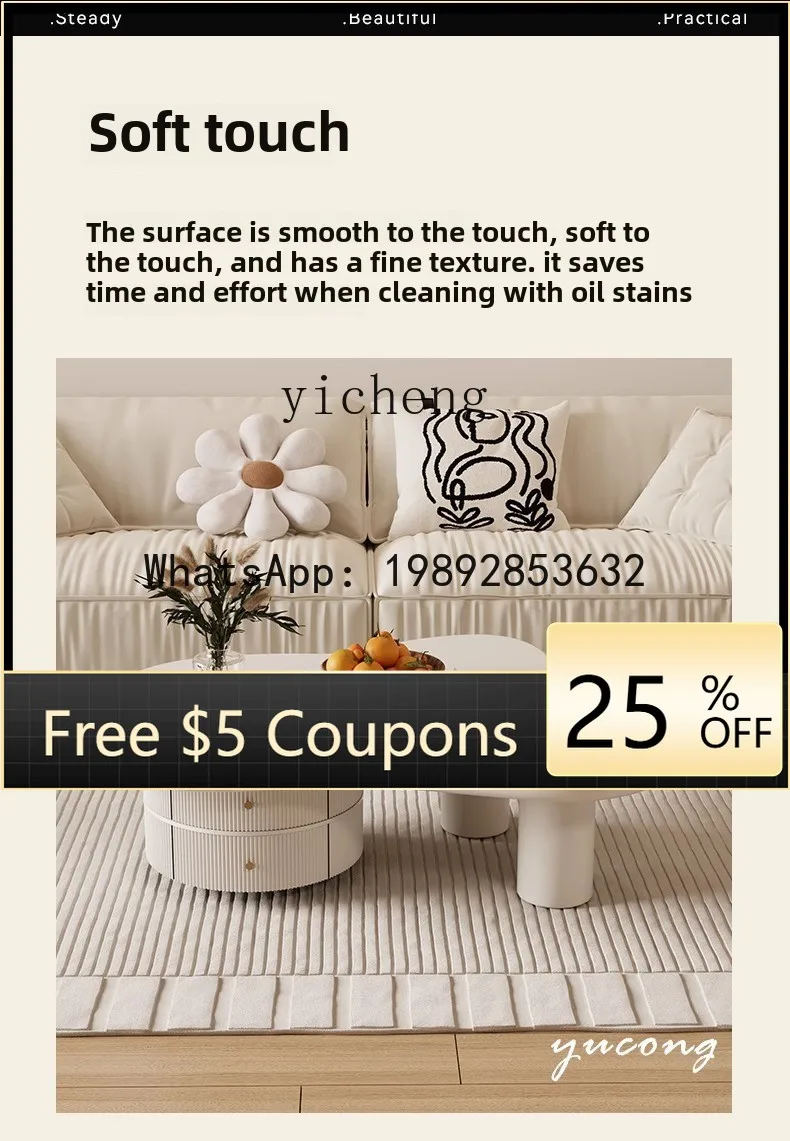 AAB small coffee table small apartment cloud coffee table living room home paint with storage drawer