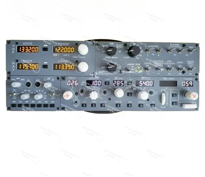 Simplayer QMCP737C Flight Simulator Panel Secondhand MCP Panel for ZIBO737 X-Plane 11/12 MSFS2020 MSFS2024