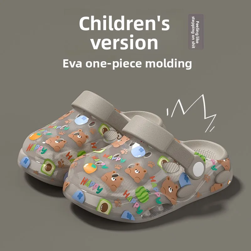 2026 Shoes Children's Cartoon Baby Soft-Soled Sandals – Ultra-Light Anti-Slip Infant Closed-Toe Sandals for Boys & Girls Beach