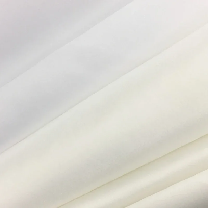 One Meter Price Taiwan Wedding Dress Thick Satin Fabric Imported 395 Wedding Dress Satin Handmade DIY Wedding Dress Fabric