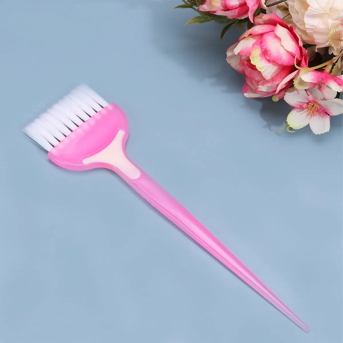 5Pcs Hair Dye Brushes ABS Professional Salon Home Hair Coloring Oil Treatment Application Applicator Brush Pink view 4
