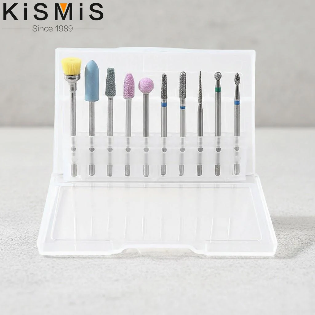 ชุดตะไบเจียรเล็บมืออาชีพ 10 ชิ้น พร้อมเครื่องเจียรไฟฟ้า สำหรับทำเล็บเจล ขัดเงา และตัดแต่งเล็บ อุปกรณ์เสริมความงาม