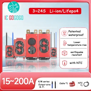 Daly temp NTC Lithium Battery Protection Board 3S 4S 12V 24V 48V 13S 16S 24S 60V 72V Li-ion LIFEPO4 BMS UPS Almacenamiento para el hogar Solar 12 mejor sistema de almacenamiento de energía de ventas - №7