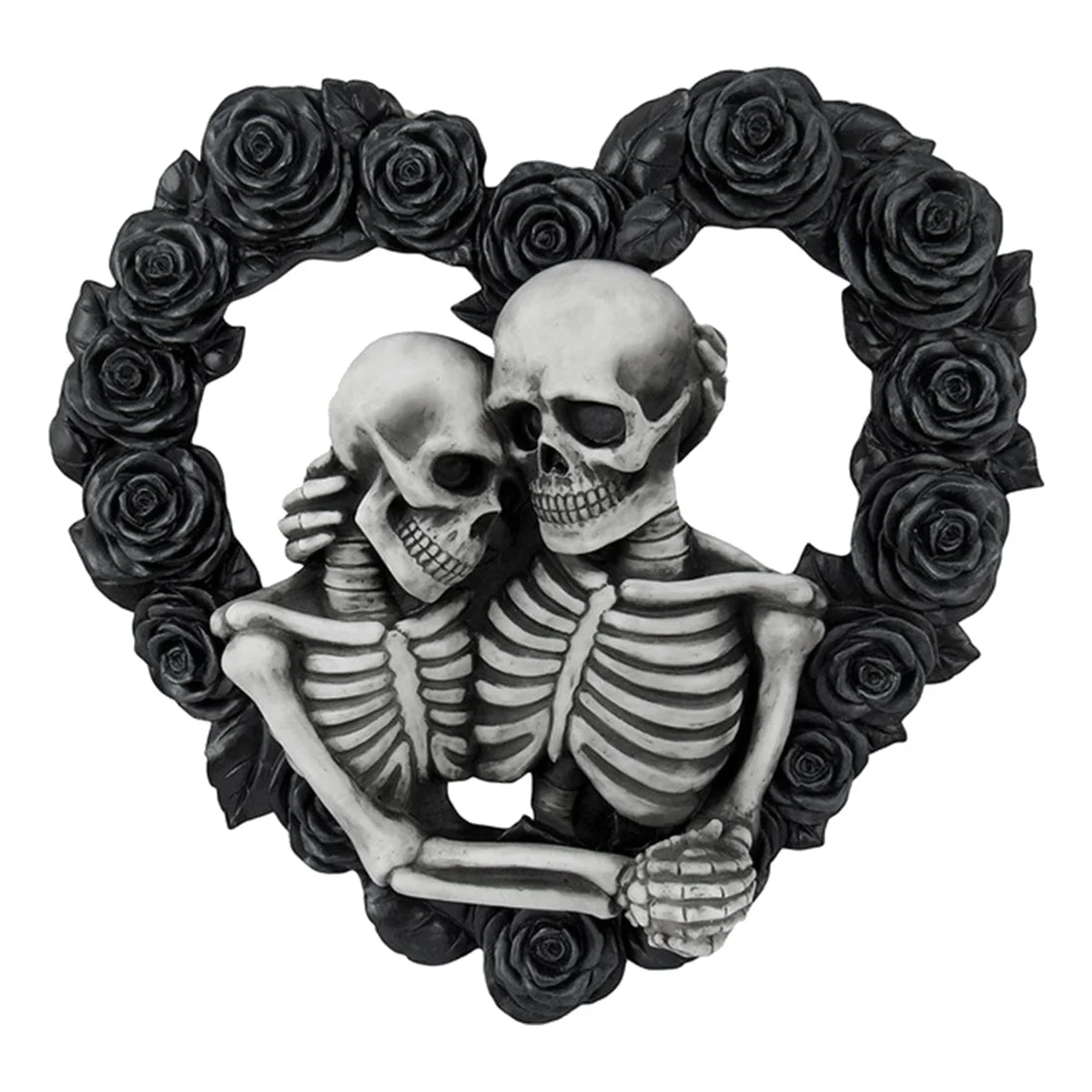 

Skeleton Couple House Number Black Rose Garland Pendant Ornament Christmas Halloween Home Garland Decoration Door