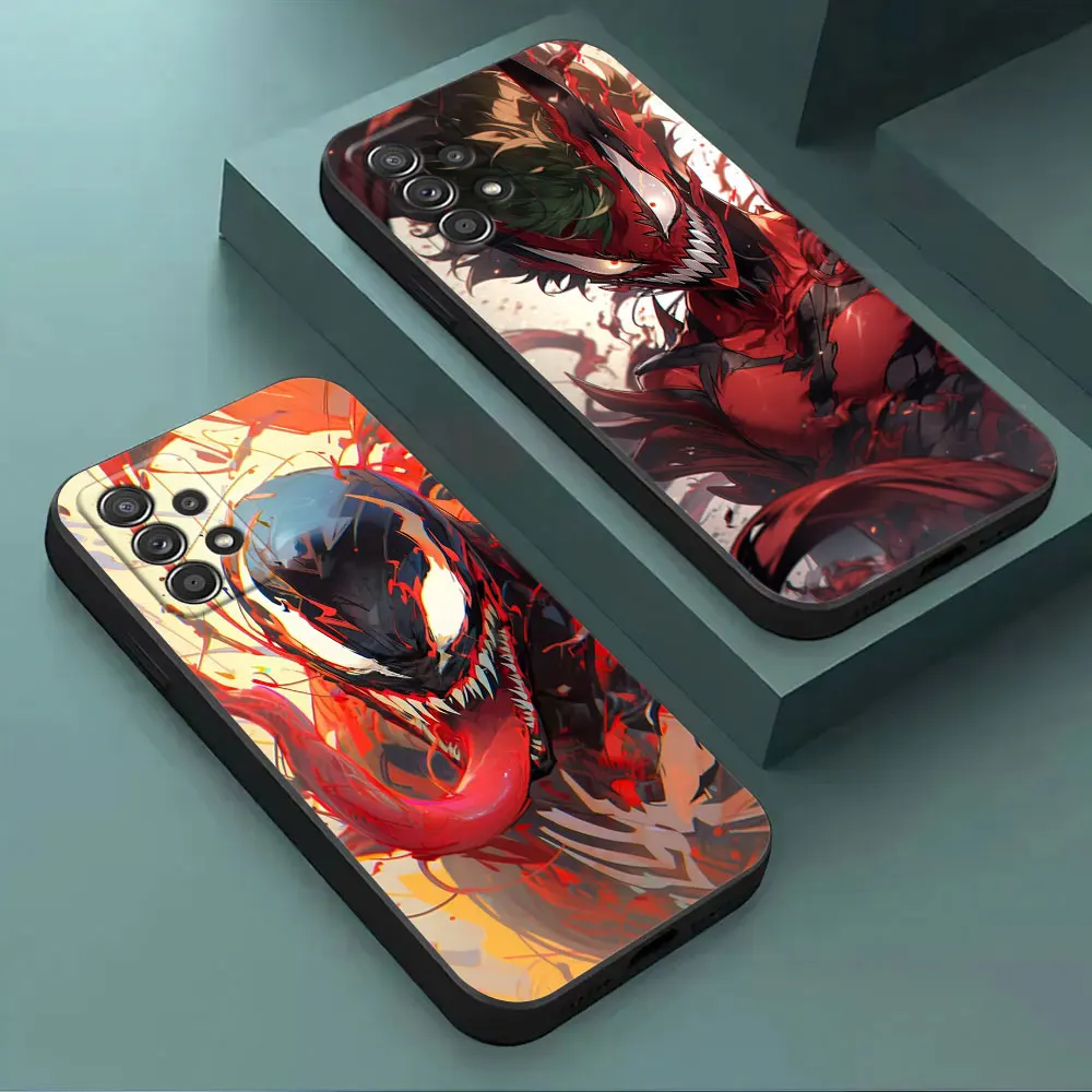 New Marvel Superheroes Venom Case For Samsung Galaxy A15 A25 A24 A23 A22 A21S A20s A13 A10 A05S A04 A03 A02 A14 Soft Phone Cover