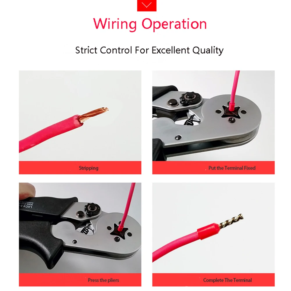 50/100/200pcs VE Insulated Ferrules Terminal Block Cord End Wire Connector A.W.G. 10~22 Electrical Crimp Terminator For 0.3~6mm2