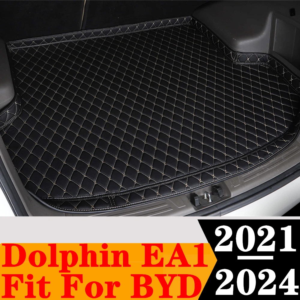 

Высокосторонний коврик в багажник автомобиля для BYD Dolphin EA1 2024 23 2022 2021, индивидуальный коврик для багажника XPE, задний багажник, коврик