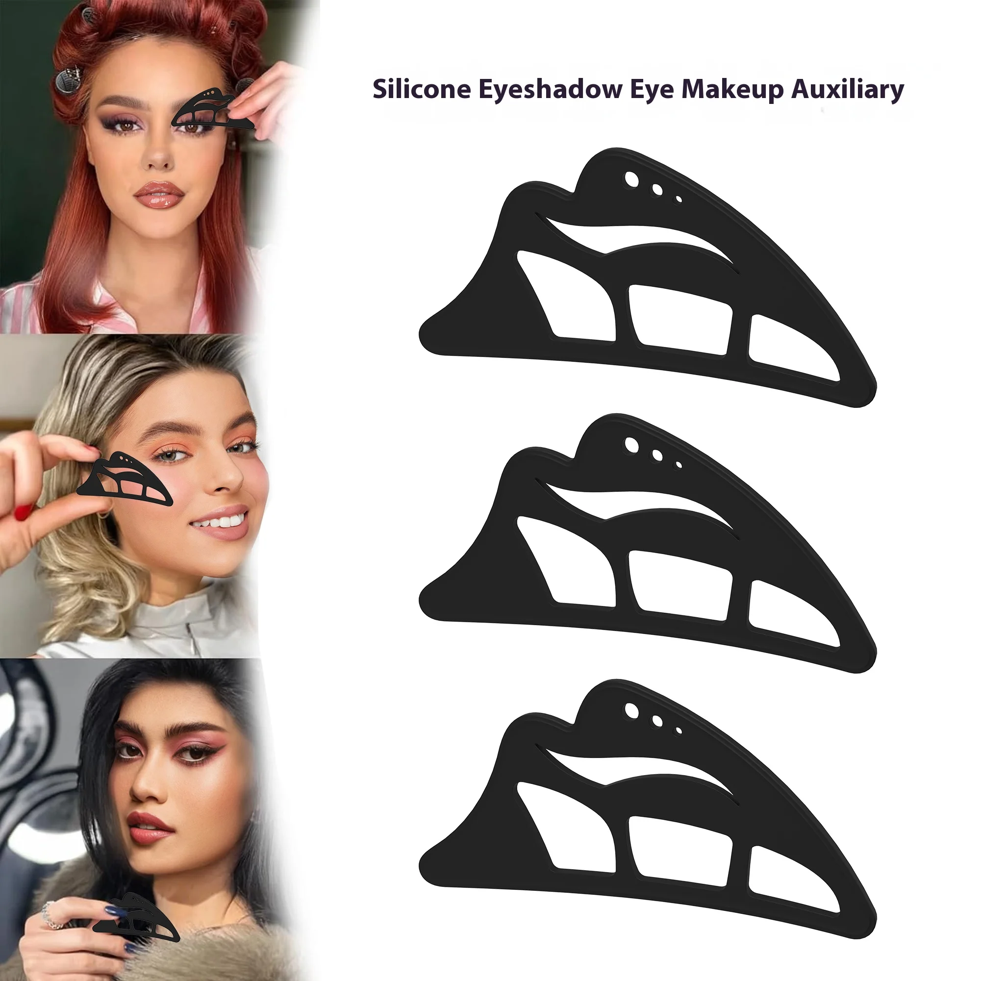

1-50PCs Female Eye Shadow Tool Multi-function Quick Eye Makeup Template Universal Eye Shadow Makeup Tool Suitable For Beginners