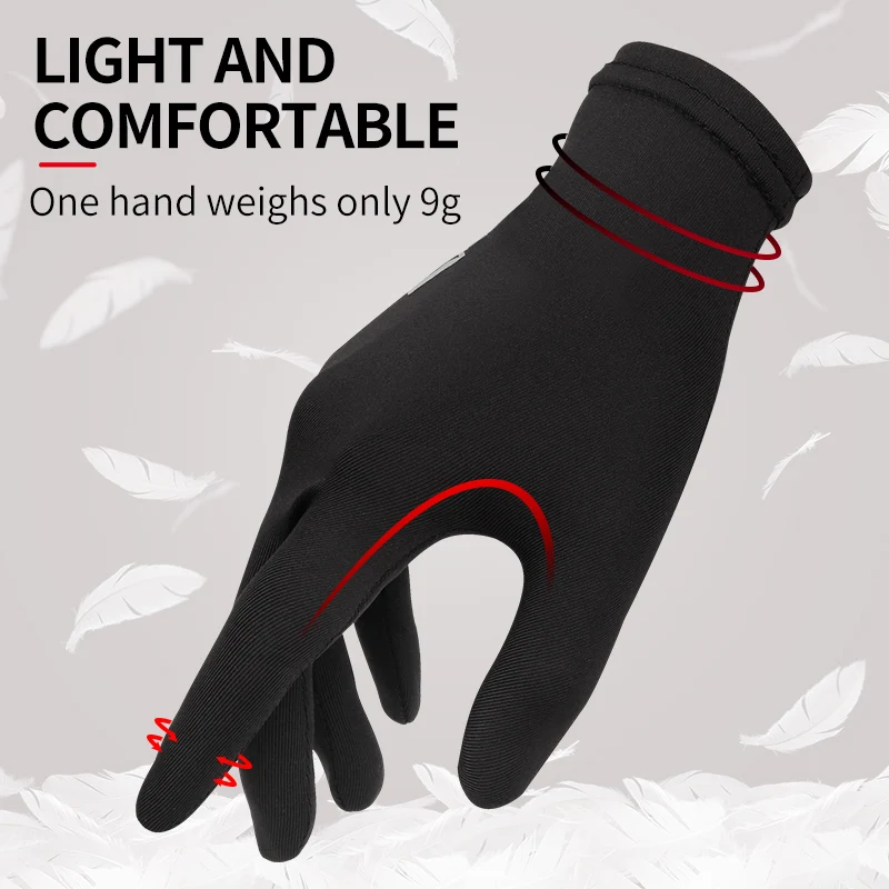 Gants intérieurs de moto créatifs pour femmes, gants d\'été doublés de glace, lumière de conduite, décollage de vitesse, mince, main serrée, écran